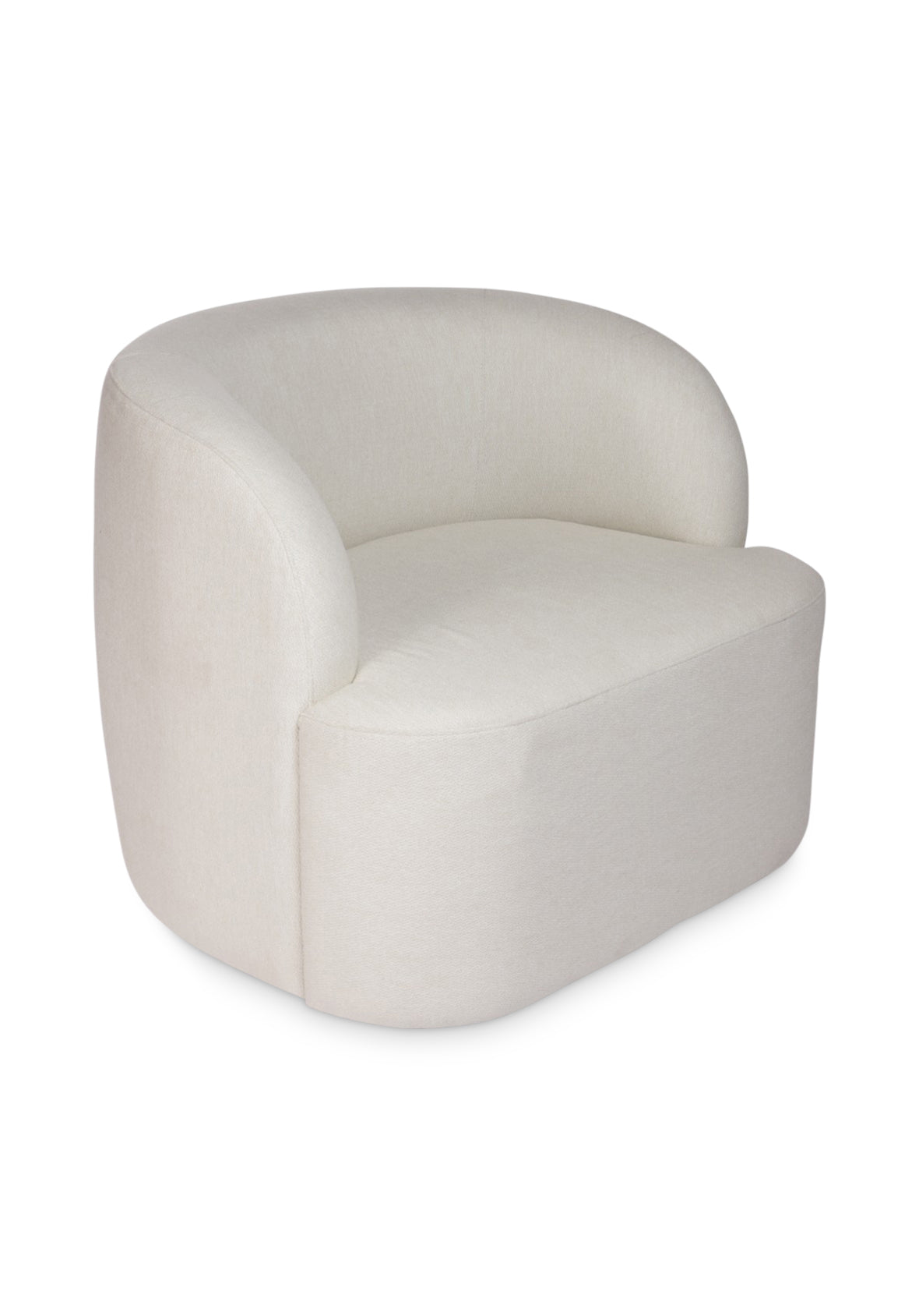 Sillón Individual Lund Tapizado en Bouclé