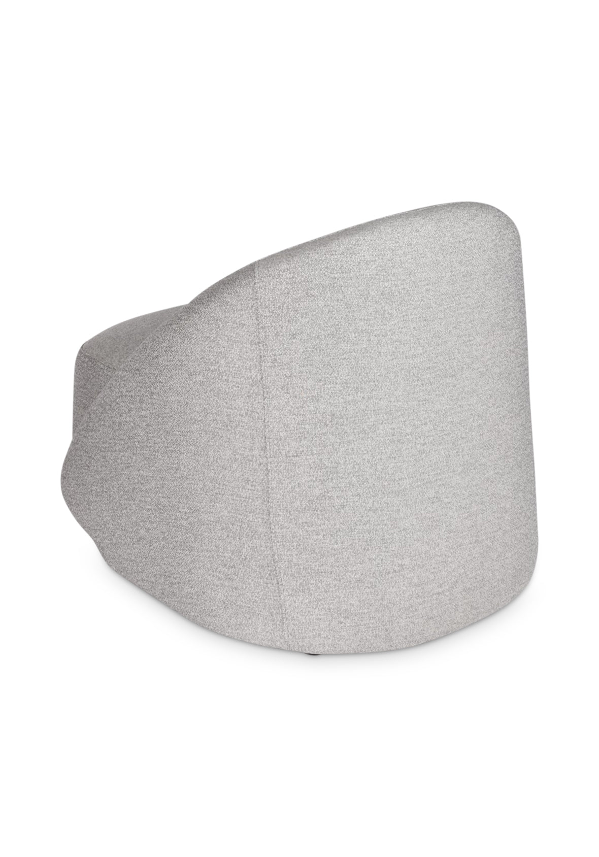 Sillón Individual Madsen Tapizado Tela Gris Claro