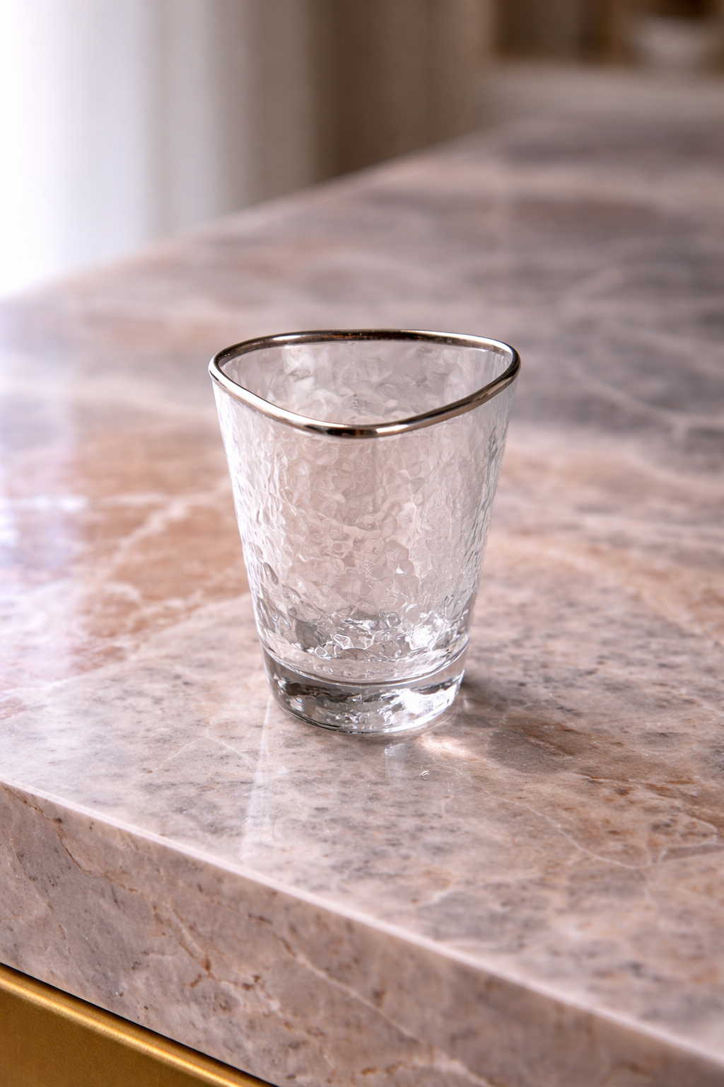 Tequilero Triangular DOF. Plateado