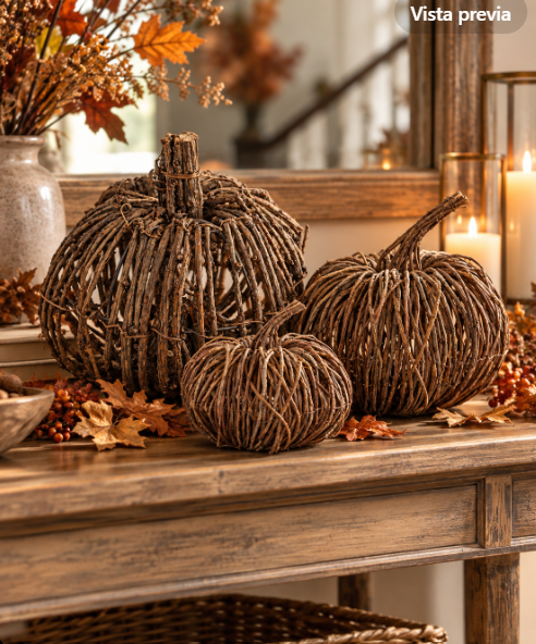 TWIG PUMPKIN