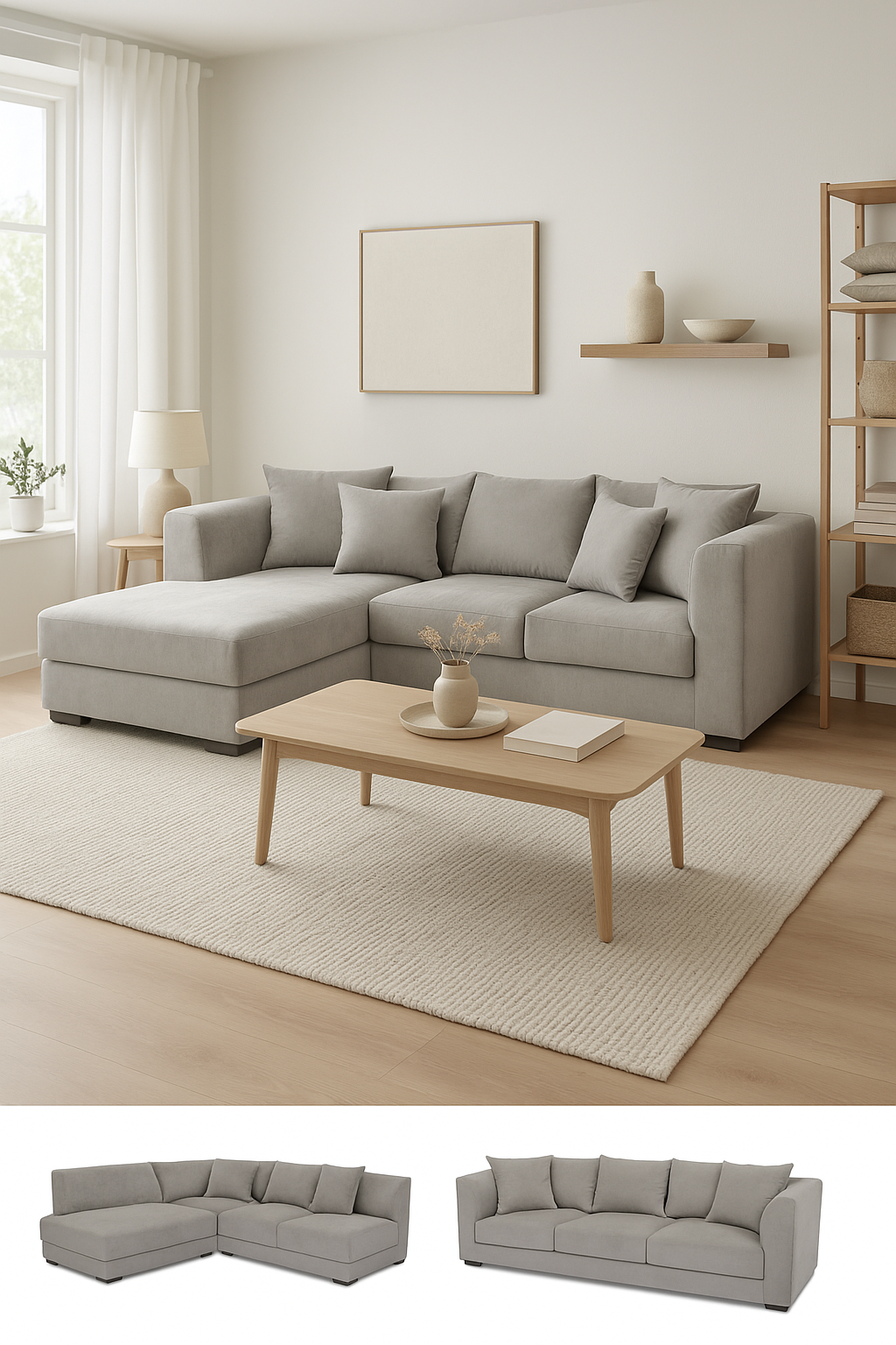 Sofá Milano Modular Personalizable Nórdico