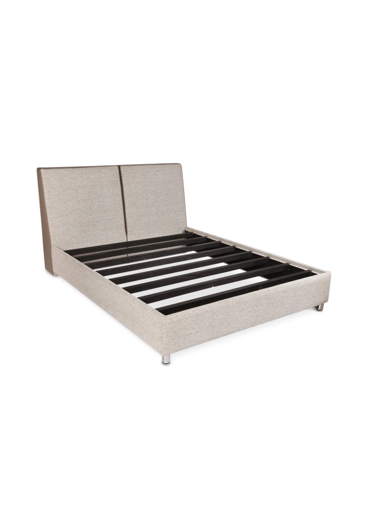 Cama Malasia Almohada- cabecera acolchado y estructura metálica