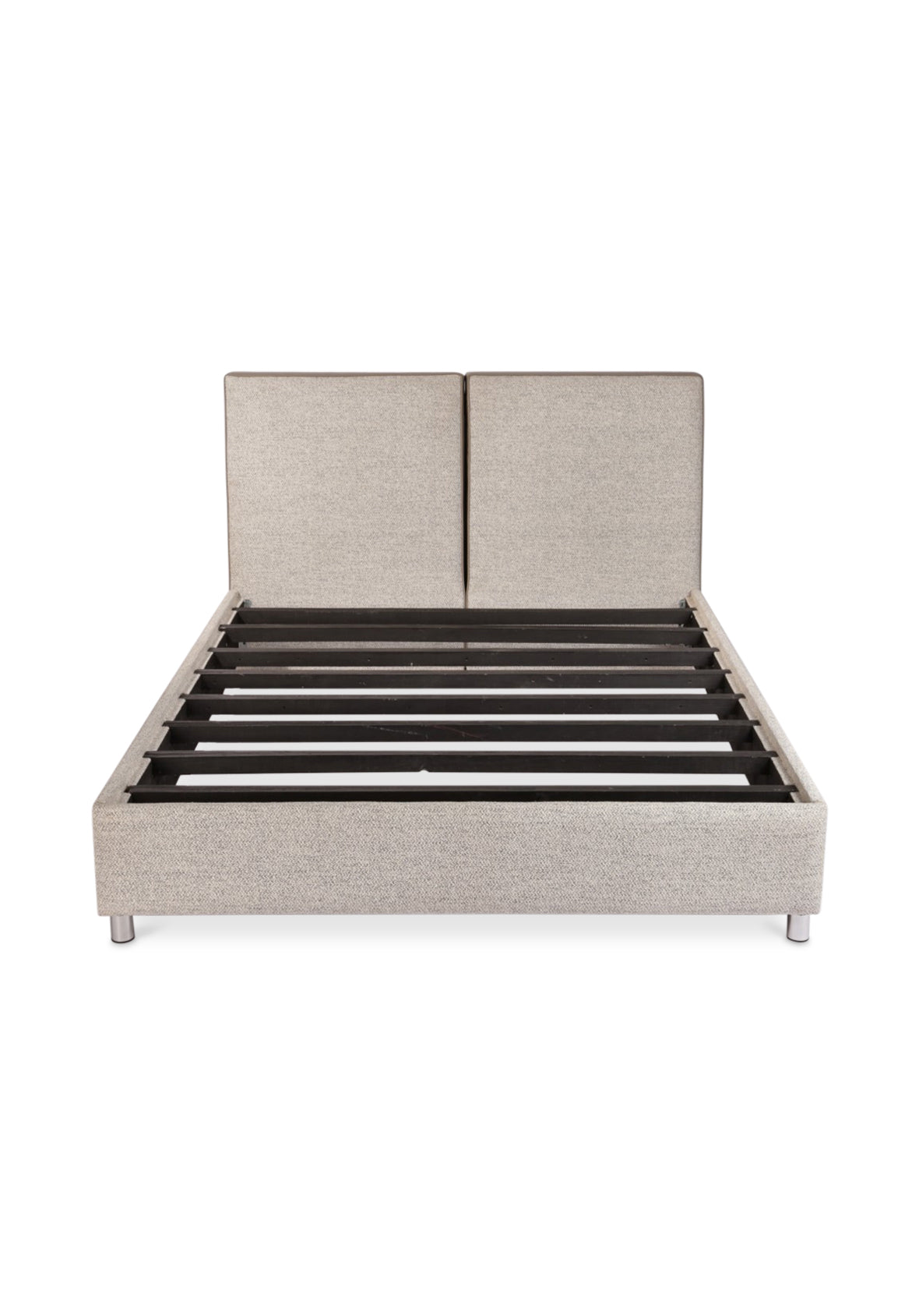 Cama Malasia Almohada- cabecera acolchado y estructura metálica