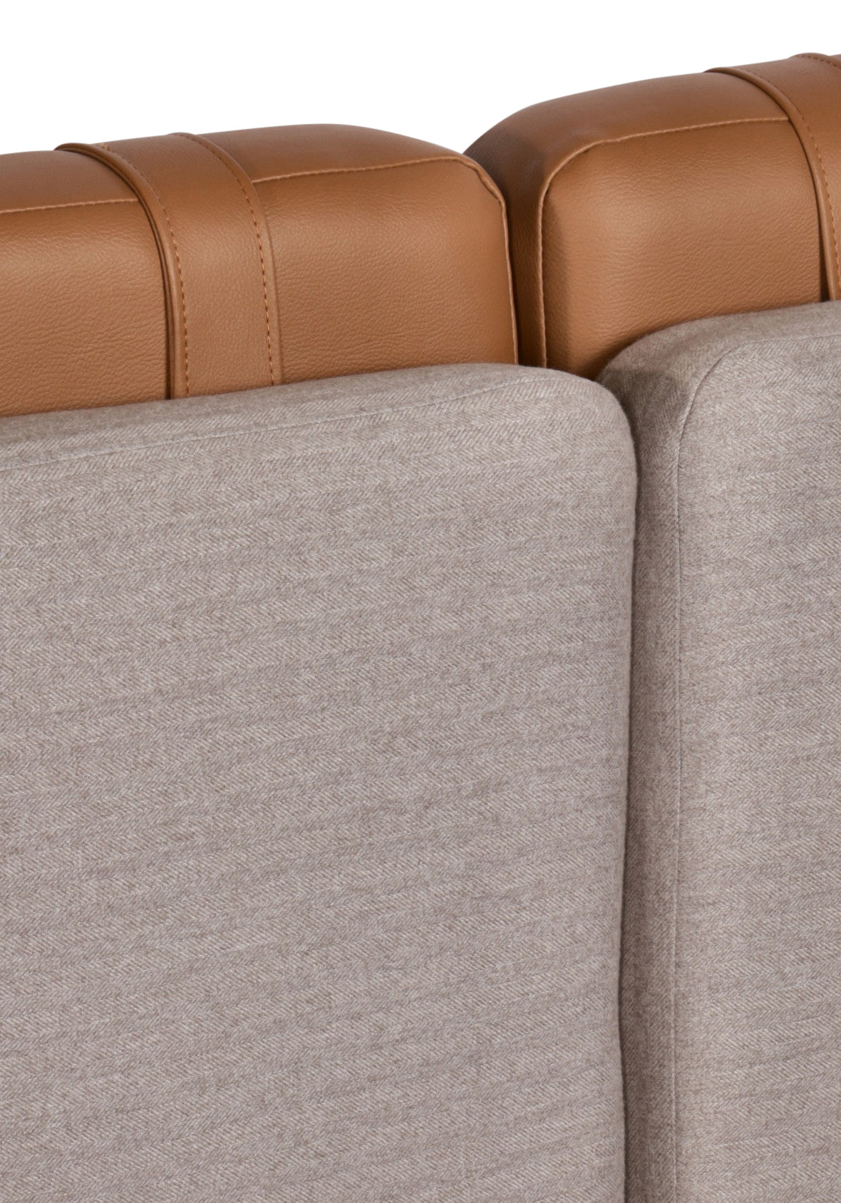 Cama Padua - Cabecera de Piel Vegana y Patas de aluminio