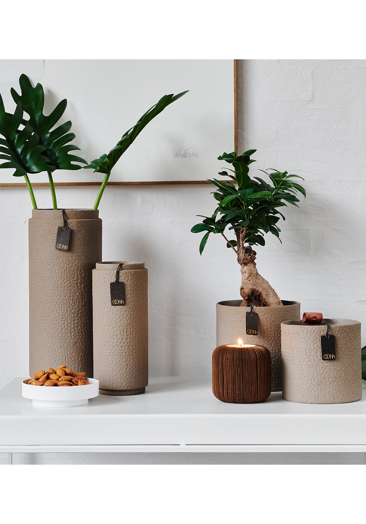 Florero Cilíndrico Madrid- Madrid Cylinder Vase Zero Waste