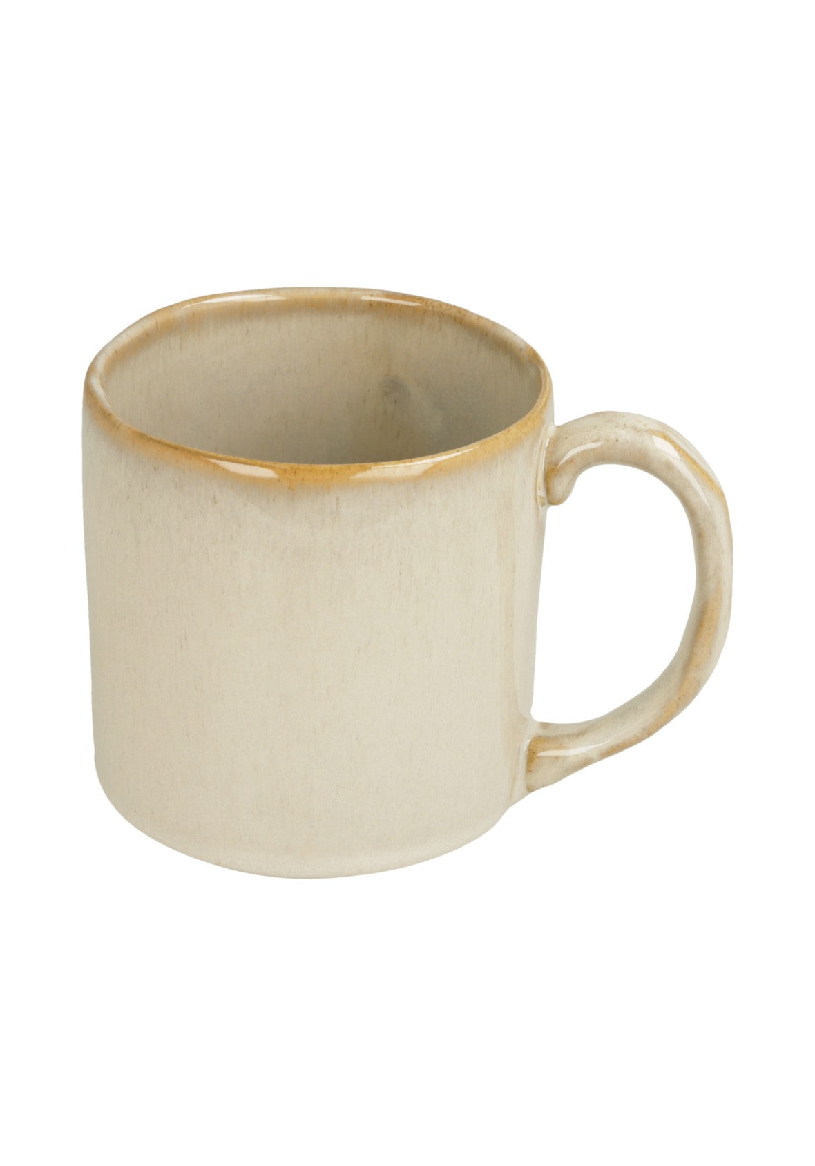 Set de 4 tazas de cerámica con asa para Latte – Colección ORGÁNICA – Hechas en Portugal