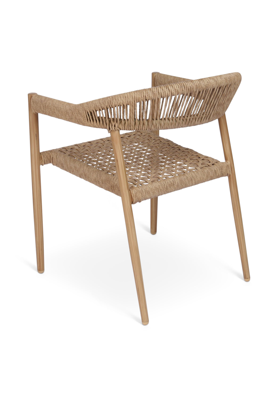 Silla Exterior Naxos Aluminio con Tejido Sintético Natural Claro