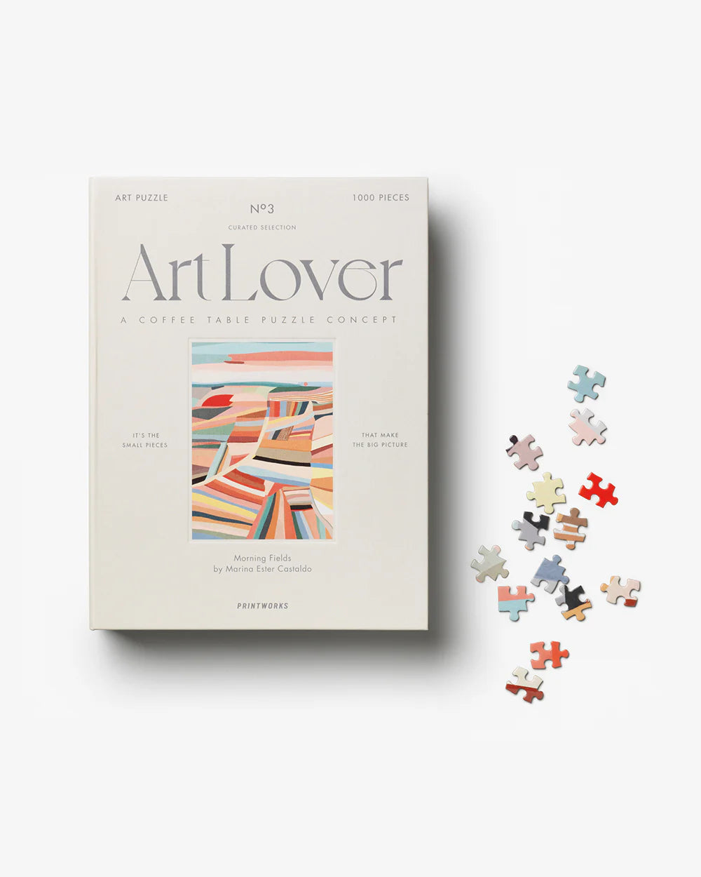 ART LOVER BOOK PUZZLE - MORNING FIELDS, 1000 PCS