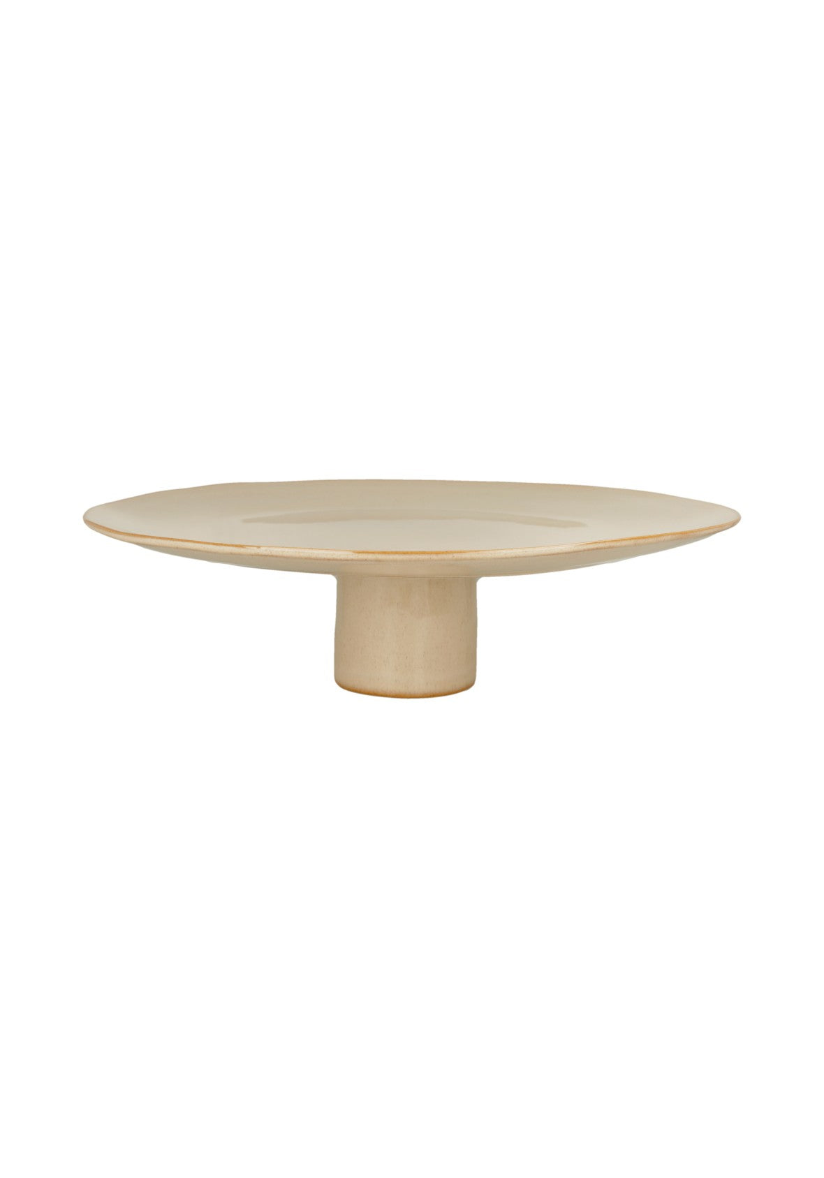 Base para pastel de cerámica – Ø35 cm – Colección Orgánica – Hecho en Portugal