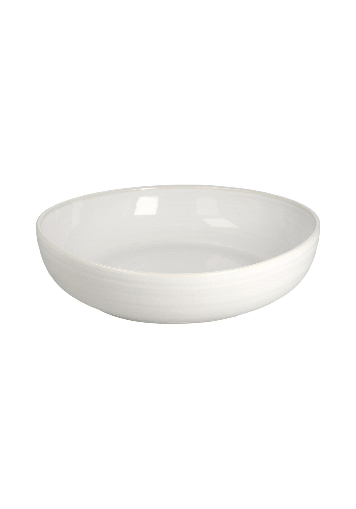 Set de 4 platos hondos en cerámica fina 22 cm– Colección ACTUAL – Hecho en Portugal