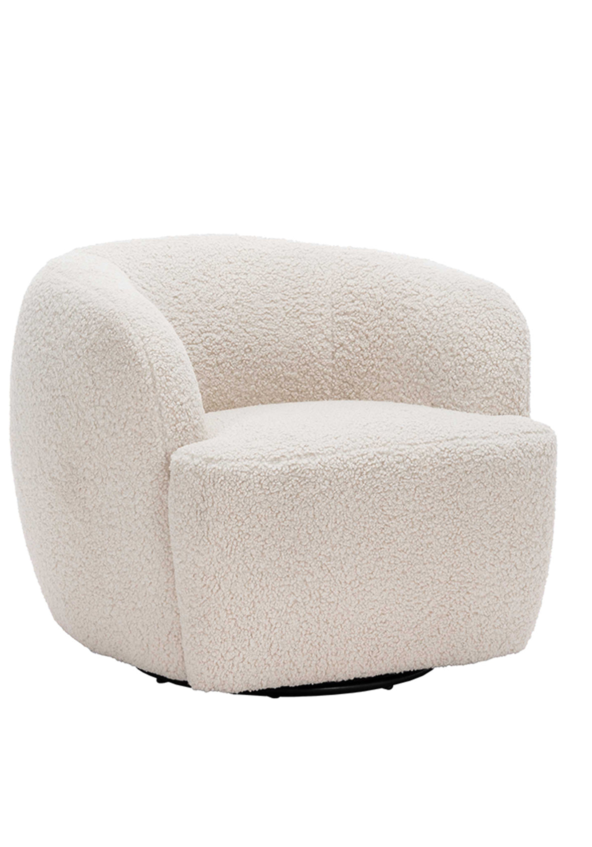 Sillón Individual Lund Tapizado en Bouclé