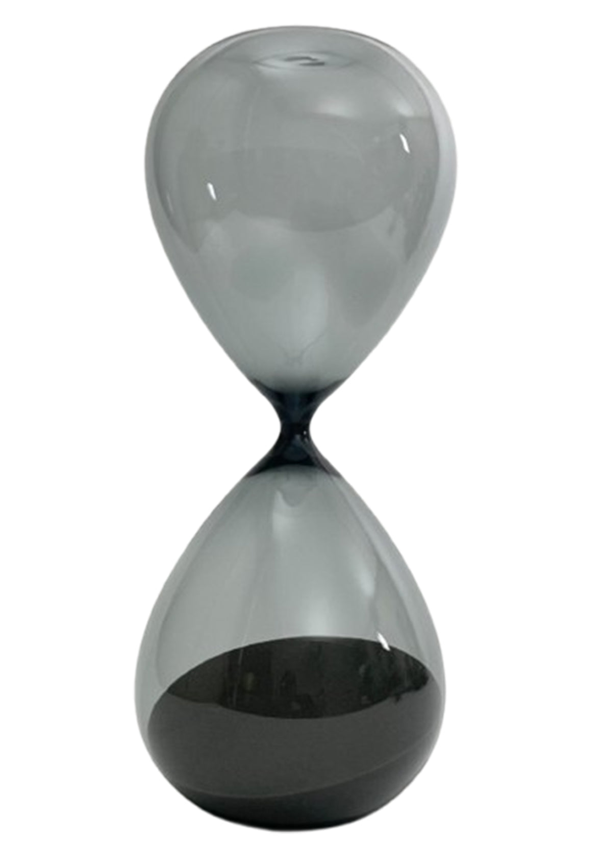 Reloj de Arena Decorativo de Vidrio – Colección TEMPO – Acabado Smoke o Ámbar