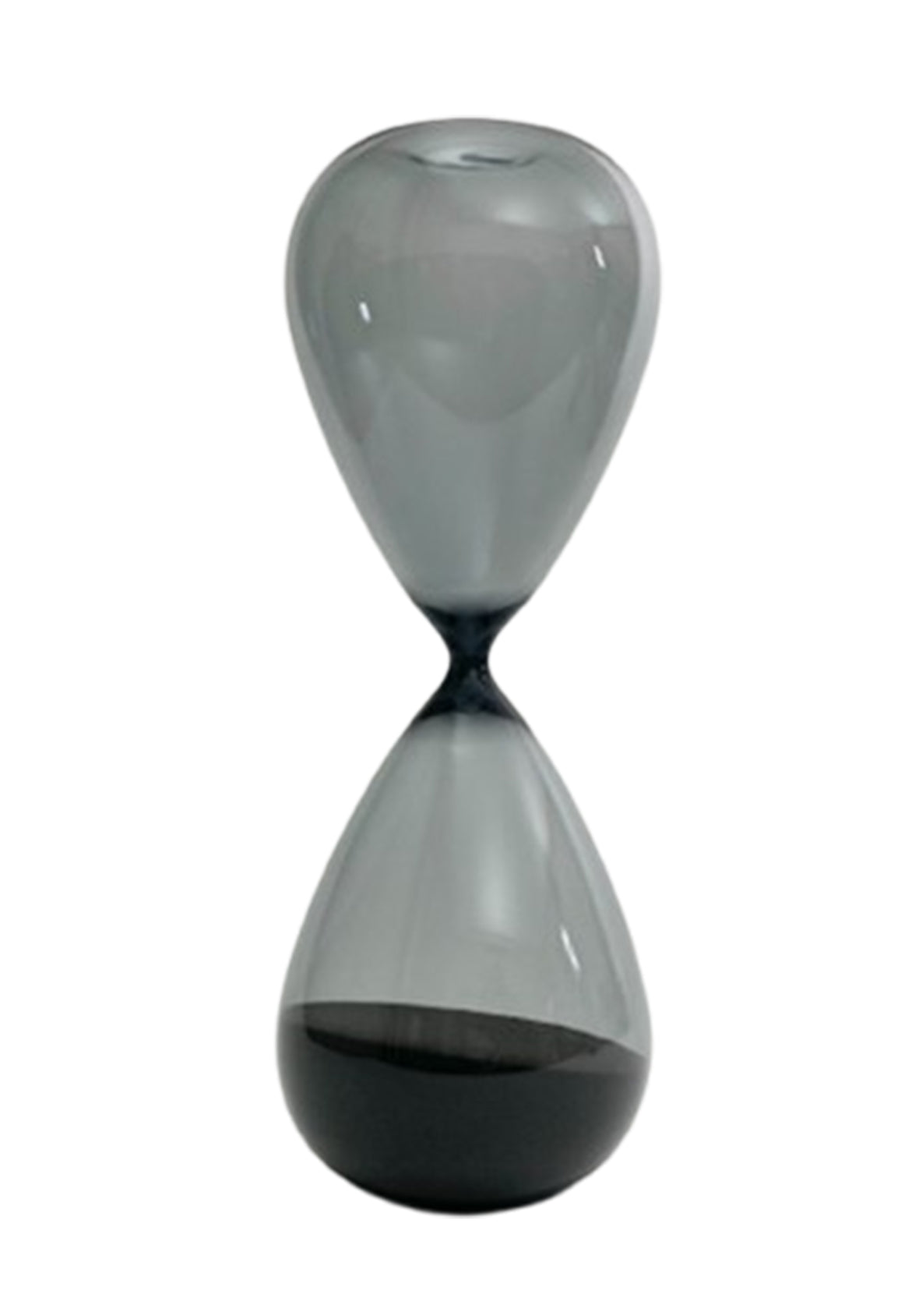 Reloj de Arena Decorativo de Vidrio – Colección TEMPO – Acabado Smoke o Ámbar