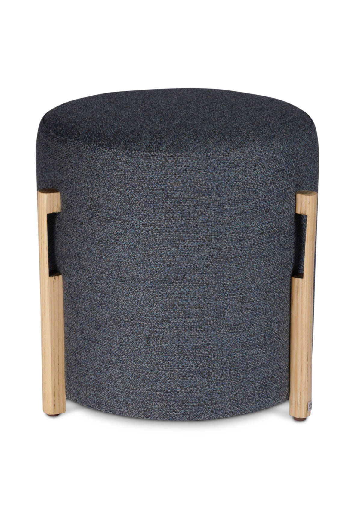 Taburete Axsel Tapizado Bouclé Base Madera Clara