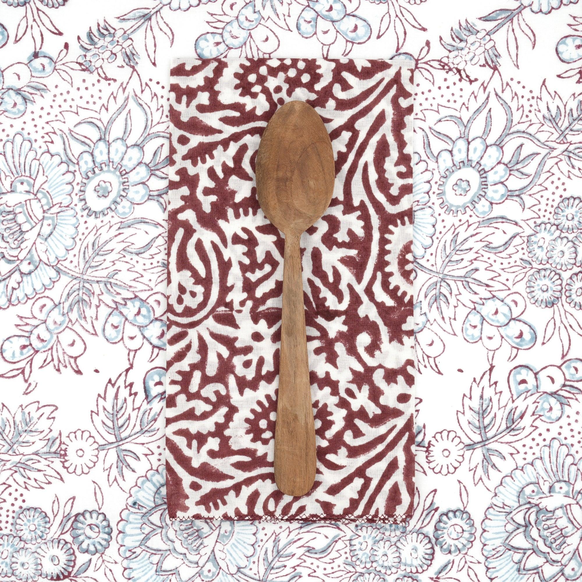 Servilletas Granada  (Set de 4) – Algodón Reciclado Artesanal