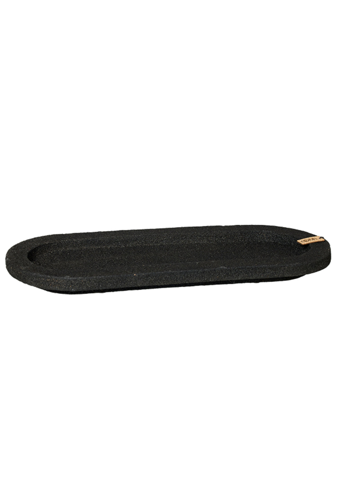Bandeja Artesanal Sostenible de Papel Reciclado -Wood'z Oval Tray Ash