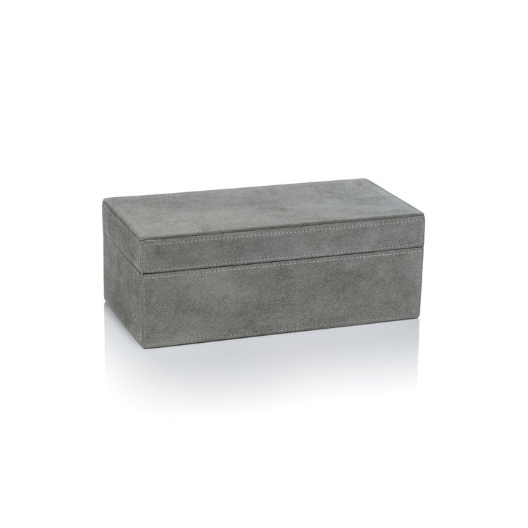 Caja Suede Chicago Lux en color gris
