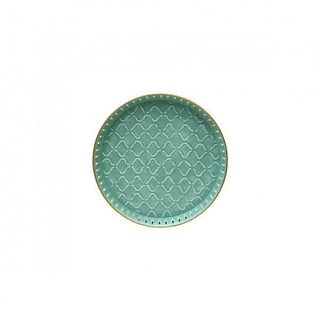Plateau Riviera /JALI35cm – Charola Decorativa Artesanal de Metal