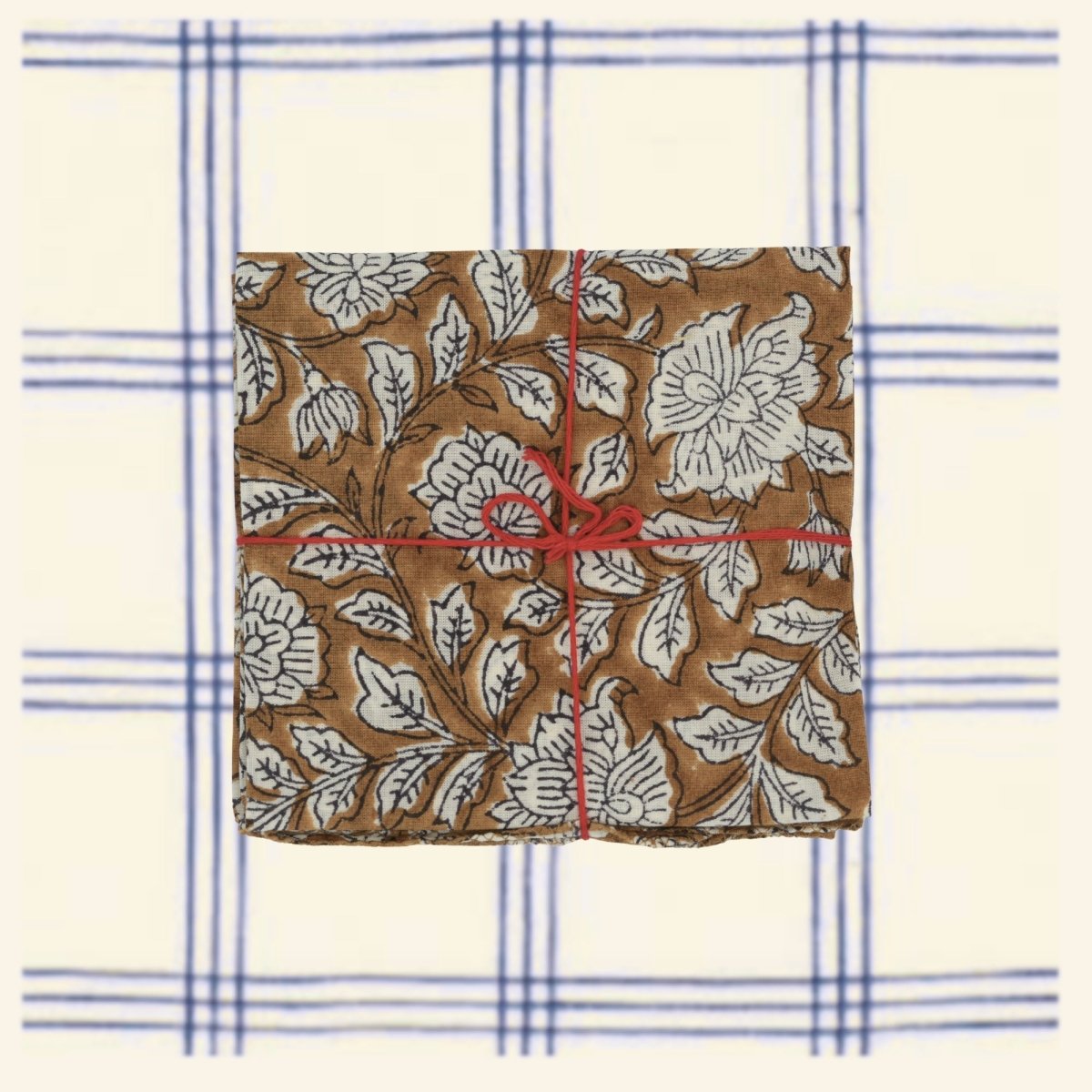 Servilletas Malaga  (Set de 4) – Algodón Reciclado Artesanal